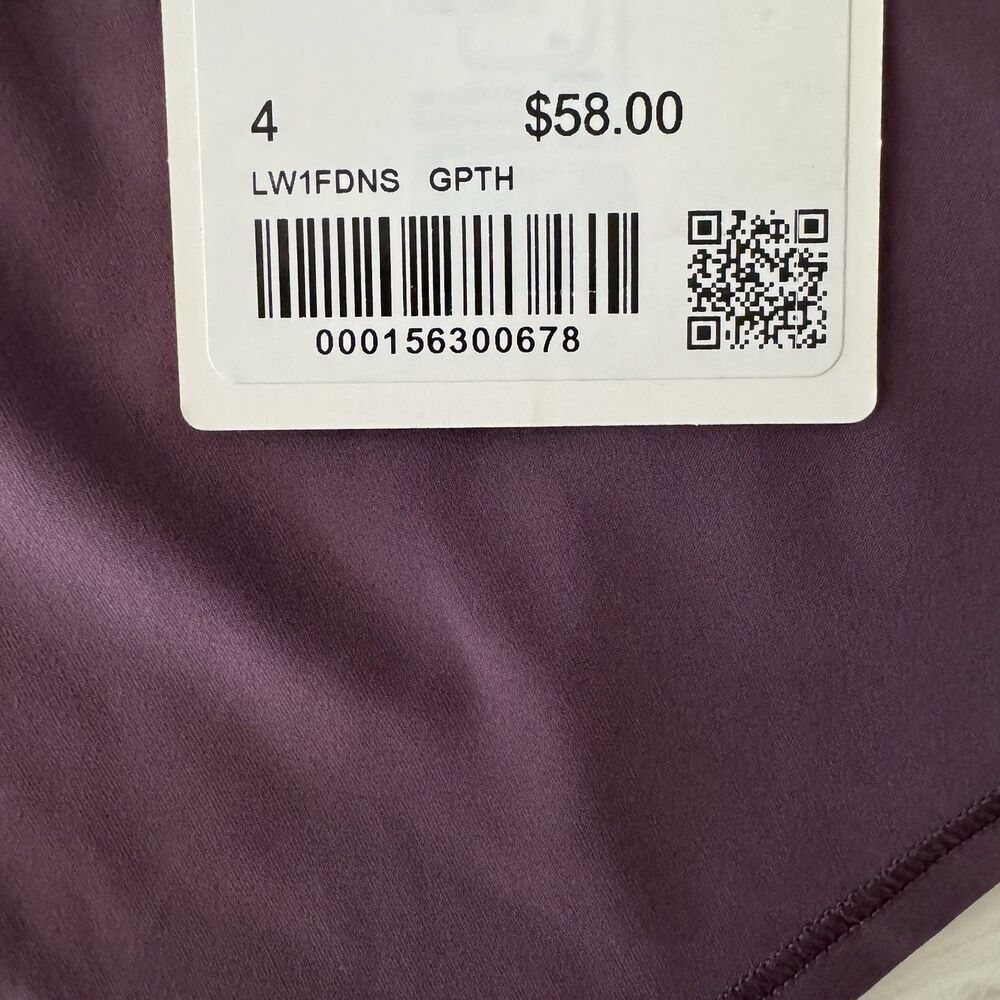 Lululemon Sculpt Cropped Tank Women’s Size 4 Flowy Grape Thistle Quick Dry NWT - Picture 5 of 11